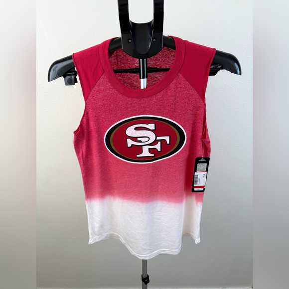 Brand New San Francisco 49ers Retro Tank Top. Majestic Threads SIze S - Picture 1 of 5